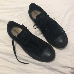 New Black Low-Top Converse